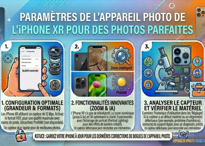 Paramètres de l&rsquo;appareil photo de l&rsquo;iPhone XR pour des photos parfaites